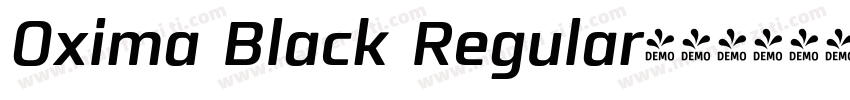 Oxima Black Regular字体转换